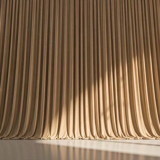 Navy blackout silk-finish bedroom curtains